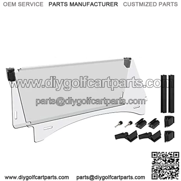 Clear Windshield for 2004-UP Club Car Precedent Golf Cart