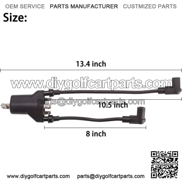 Golf Cart Dual Ignition Coil for EZGO TXT 4 Cycle Gas 91-02,26652-G01 GC103 - Image 2