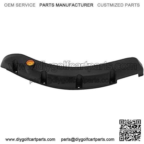 Premium Fender Flares Compatible For Club Car DS Golf Cart 1993-UP molded plastic Black Front Rear Wheels Pocket Style - Image 4
