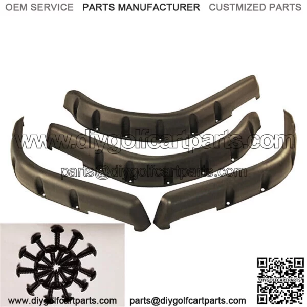 Golf Cart Fender Flares For Yamaha G14,G16,G19,G20,G22 Models Self Taping Screws