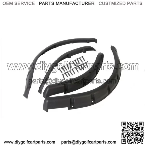 Standard Fender Flares Front and Rear Set of 4 Fit Club Car DS Golf Cart 1993-UP
