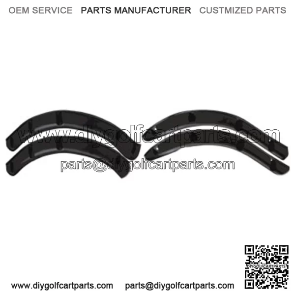 Fender Flares for Club Car DS Golf Cart - Fits 1993 and up