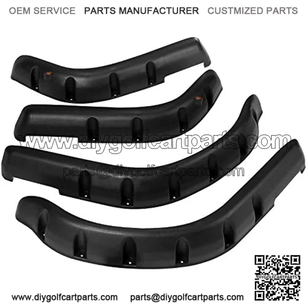 Golf Cart Fender Flares Kit Front & Rear for Golf Cart EZGO Club Car Yamaha - 4 Pack - Image 2