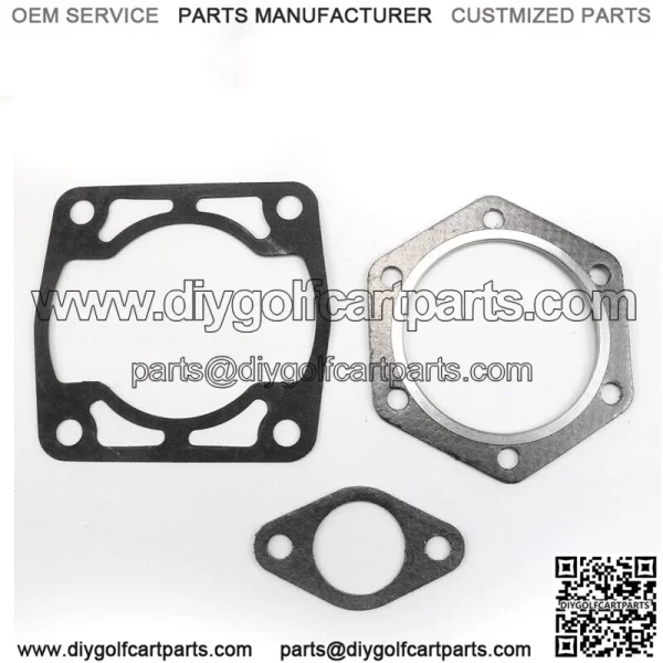 Fit EZGO 2 Cycle Gas Golf Cart 1980-1988 Top End Cylinder Gasket Kit