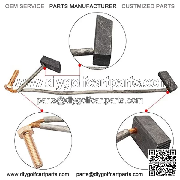 48 36 Volt Motor Brush Kit,Fits 1994-up Club Car and Yamaha G8 G9 G14 G16, G.E Electric Golf Cart - Image 3