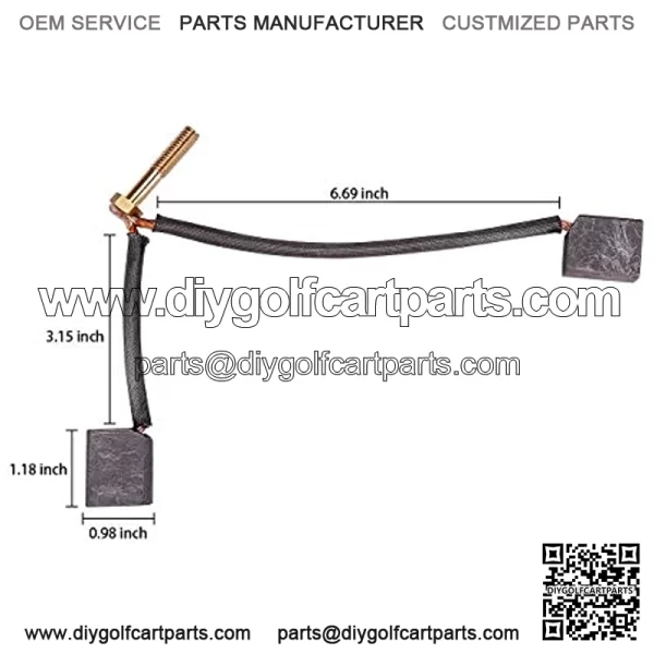 Golf Cart ADC Motor Brush Kit for Club Car & TXT 1997-2009 Electric - Image 3