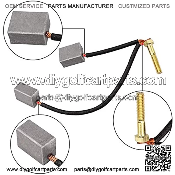 EZGO Golf Cart ADC Motor Brushes Kit for EZGO TXT 1997-2009 Electric OEM# 73120-G25 73120G25 1021862-01 - Image 3