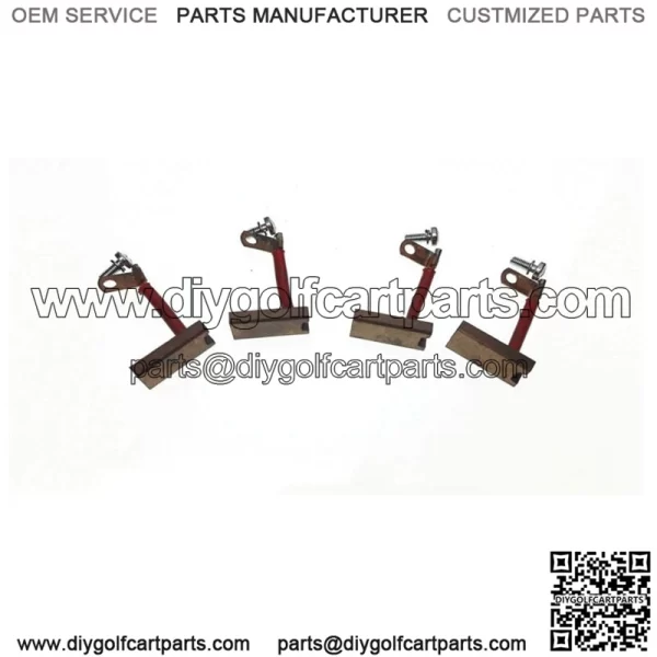 Club Car Golf Cart For Starter Generator Brushes and Screw Set of 4 OE#101869302