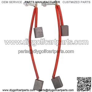 2pcs Starter Brush 103347301,KIMISS Metal 114 01 2034AS Generator Brush Set for EZGO Club Car 2008 and Up