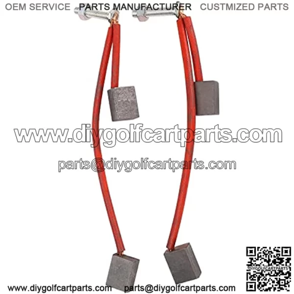 2pcs Starter Brush 103347301,KIMISS Metal 114 01 2034AS Generator Brush Set for EZGO Club Car 2008 and Up