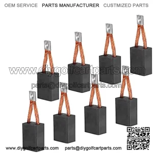 Golf Cart Starter Brush Kit??Motor Brushes Set 3.7HP Fits Club Car DS L6 L8 8-Passenger, Replaces OEM# 102938601