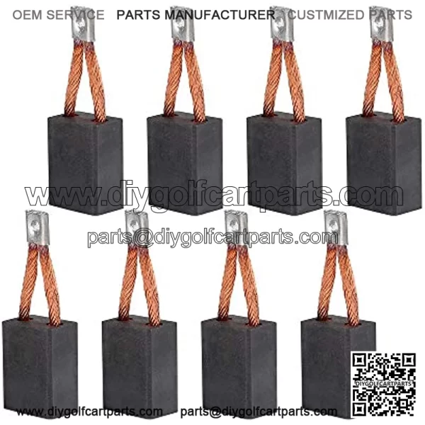 Golf Cart Starter Brush Kit??Motor Brushes Set 3.7HP Fits Club Car DS L6 L8 8-Passenger, Replaces OEM# 102938601 - Image 2