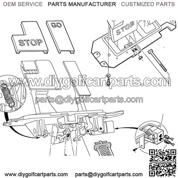 Club Car Precedent (04-11) MCOR (fits Generation 1, Pedal Group 1 Models) 103327901 - Image 2
