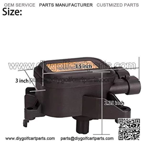 Golf Cart 4 Throttle Potentiometer for Club Car DS & Precedent - Image 2