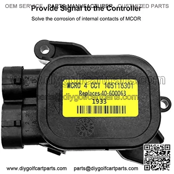 4 Conversion Throttle Potentiometer Fits for Precedent Golf Cart Club Car DS Replace 103850401 105116301 - Image 3