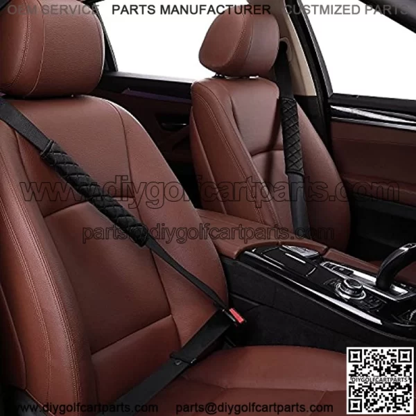 Universal Car Seat Belt Pads Cover,Seat Belt Shoulder Strap Covers Harness Pad for Car/Bag,Soft Comfort Helps Protect You Neck and Shoulder from The Seat Belt Rubbing(2-Pack) - Image 3