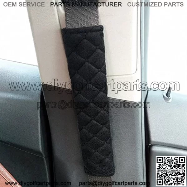 Universal Car Seat Belt Pads Cover,Seat Belt Shoulder Strap Covers Harness Pad for Car/Bag,Soft Comfort Helps Protect You Neck and Shoulder from The Seat Belt Rubbing(2-Pack) - Image 4