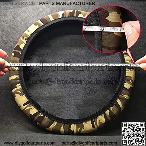 Golf cart Small Steering Wheel Covers for Yamaha Club car Polaris Ranger Boat Outdoor 13-13.5-13 3/4 inch camo - Image 2