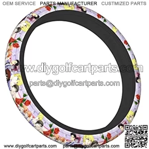 Ouran High School Host Club Steering Wheel Cover,car SUV Steering Wheel Protector,Suitable for Most Vehicles, from Cars to SUVs and ATVs to Trucks. Steering Wheel Protector for Women Men,Girls,Boys.