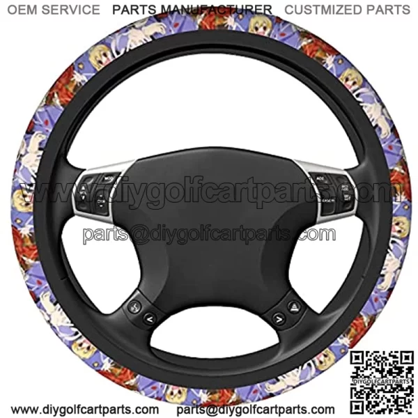 Ouran High School Host Club Steering Wheel Cover,car SUV Steering Wheel Protector,Suitable for Most Vehicles, from Cars to SUVs and ATVs to Trucks. Steering Wheel Protector for Women Men,Girls,Boys. - Image 3