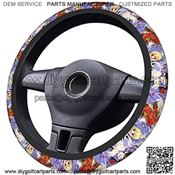 Ouran High School Host Club Steering Wheel Cover,car SUV Steering Wheel Protector,Suitable for Most Vehicles, from Cars to SUVs and ATVs to Trucks. Steering Wheel Protector for Women Men,Girls,Boys. - Image 4