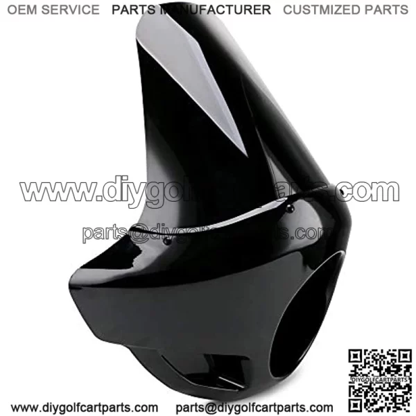 Smoke & Black Tall Fairing Windshield Headlight with 35mm-49mm Forks Club Style for Harley-Davidson Super Glide T-Sport FXDXT, FXR - Image 4
