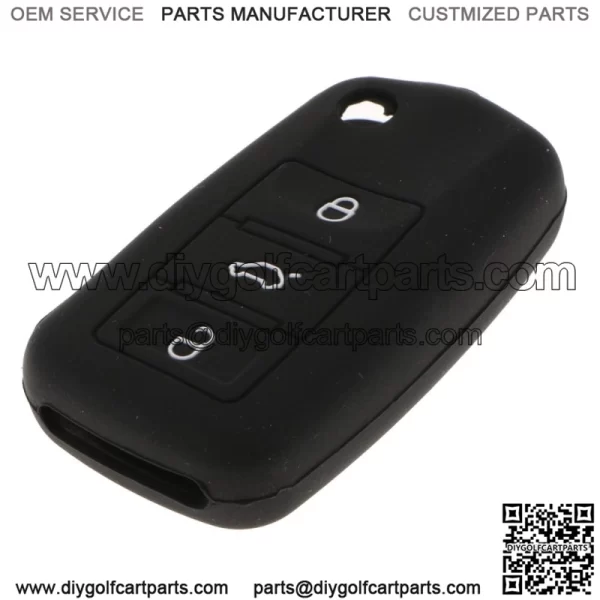 Funda De Silicona Con Llave Para B5 Golf 4/5/6 Jetta Mk6 Negro  Cubierta protectora de silicona clave - Image 3