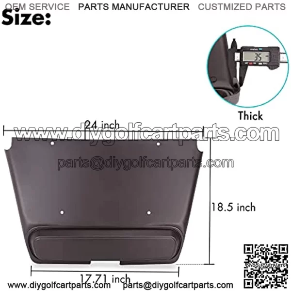 Golf Cart Front Shield - Fits EZGO TXT, Replaces 27166G04 - Image 2