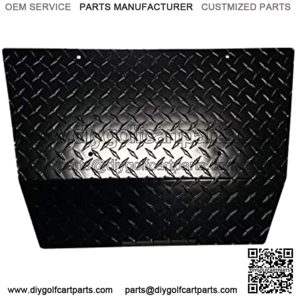 EZGO TXT Golf Cart Black Diamond Plate Front Shock Cover