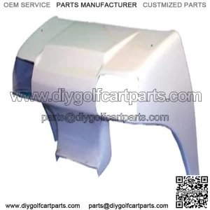 Club Car DS Golf Cart Body/ Front Cowl w/ Headlight Cutouts - or (fits 1982+ Gas & Electric)