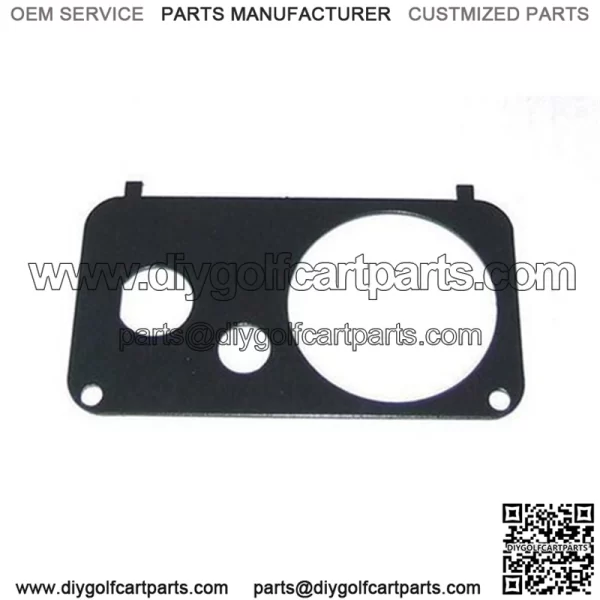 EZGO Key Switch Console Plate w/ Fuel Gauge & Oil Light (For EZ-GO Gas Carts)