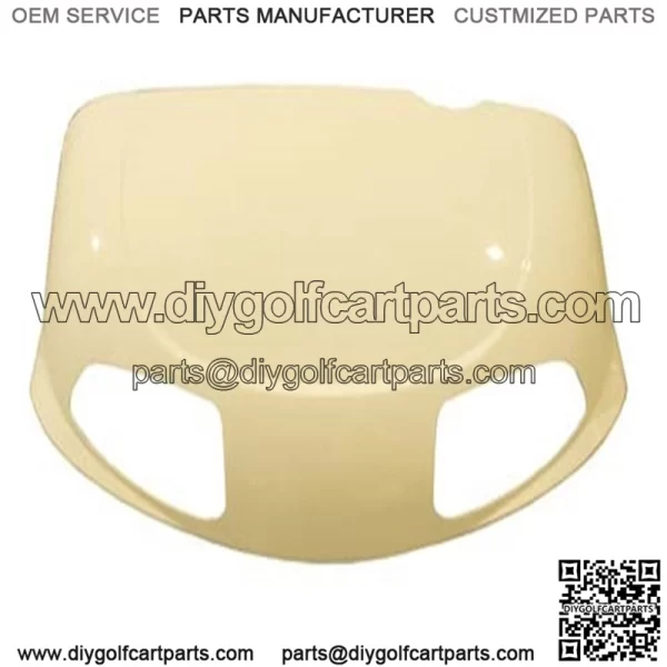 EZGO RXV Front Cowl Body - Ivory (2008+ with Headlights)