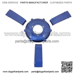 Giazza Golf Cart Steering Wheel Colored Insert Set - Blue