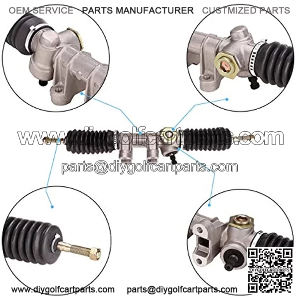 Golf Cart Steering Box Assembly for Yamaha G22 2003-2007 Gas and Electric Golf Cart JU0-F3400-00 - Image 3