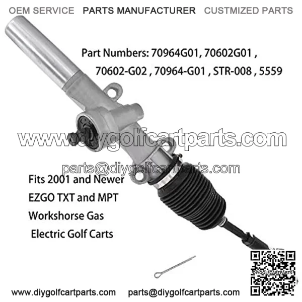 70964G01 70602G01 70602-G02 70964-G01 STR-008 5559 Golf Cart Steering Gear Box Assembly Fits for EZGO TXT 2001 and Up - Image 5