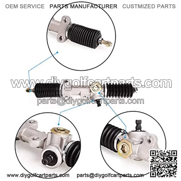 Golf Cart Steering Gear Box Assembly for Club Car DS 1984-2004, OEM# 101878302 1012452 - Image 3