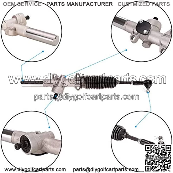 Golf Cart Steering Gear Box Assembly Fits for EZGO TXT 2001-UP Gas and Electric Golf Carts 70602G01 70964G01 70964G02 - Image 4