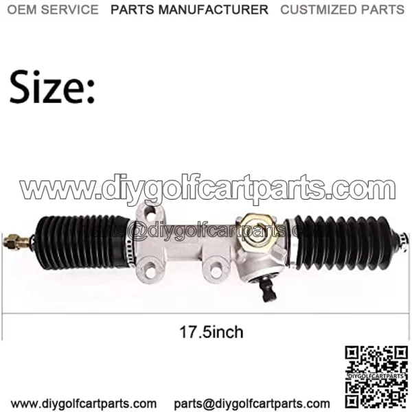 Golf Cart Steering Gear Box Assembly for Club Car DS, Carryall and Turf 1984-up Gas or Electric Models, Replace OEM 101878302 - Image 3