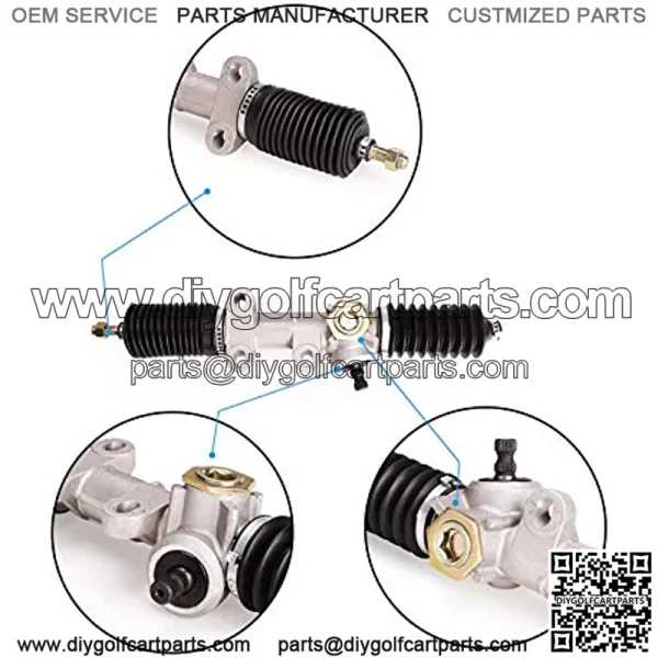 Steering Gear Box Assembly for Club Car DS 1984-2004 Golf Cart, OEM# 101878302 1012452 - Image 3