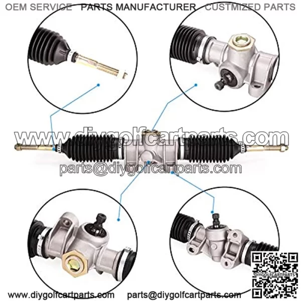 Golf Cart Steering Gear Box Assembly for Club Car Precedent 2004-Up, OEM# 1022886-01 103679701 - Image 3