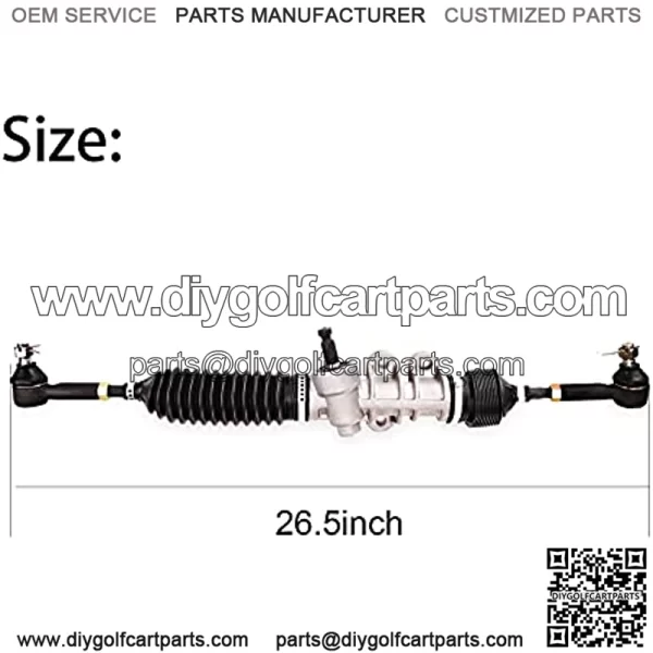 Golf Carts Steering Box Assembly for EZGO RXV Gas & Electric (Years 2008-Up), OEM# 601500 - Image 2