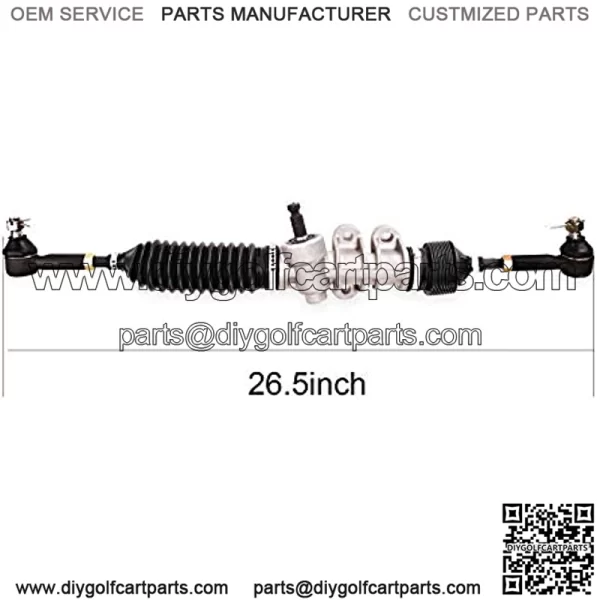 Golf Cart Steering Assembly for EZGO RXV Electric Gas 2008 & Up, Steering Rack Gearbox Assembly Golf Cart Parts 601500 618329 - Image 2
