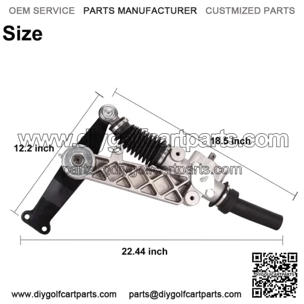 Golf Cart Steering Gear Box Assembly for EZGO TXT 1994-2001 70314-G01 70314G02 - Image 2
