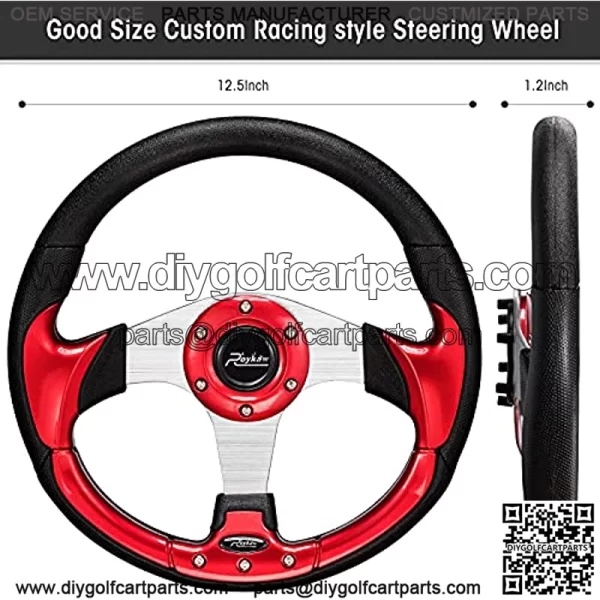 Golf Cart Steering Wheel or Hub Adapter for EZGO Club Car Yamaha - Image 2