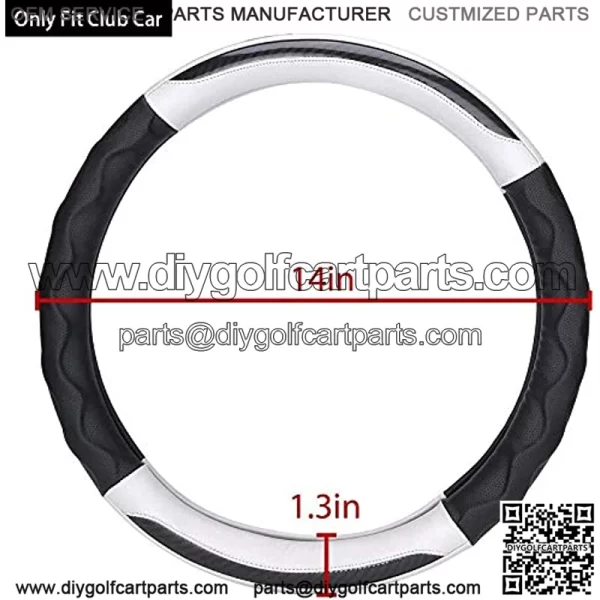 Golf Cart Steering Wheel Cover for Club Car & Yamaha, 14 Inch - Image 4