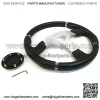 Universal 14" Steering Wheel Black/Chrome for Club Car, E-Z-GO, Yamaha Golf Cart - Image 3