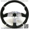 Universal 14" Steering Wheel Black/Chrome for Club Car, E-Z-GO, Yamaha Golf Cart - Image 4