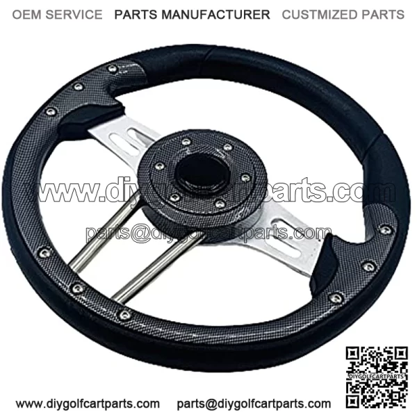 13 inches Golf Cart Steering Wheel For Most Golf Club Car and Yamaha (5166-04) - Image 2