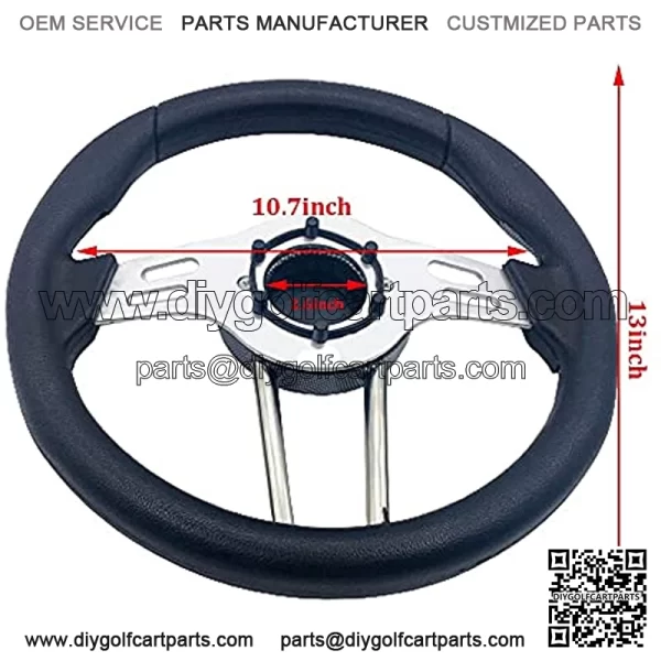 13 inches Golf Cart Steering Wheel For Most Golf Club Car and Yamaha (5166-04) - Image 3