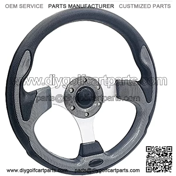 Universal 12.5?? Golf Cart Steering Wheel For Golf Cart Club DS and Precedent Yamaha EZGO Steering Wheel